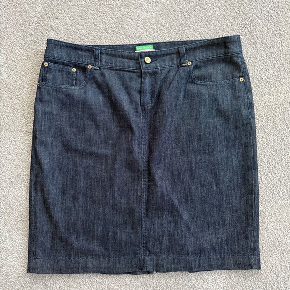 Lilly Pulitzer Palm Beach Fit Denim Skirt - Picture 1 of 3